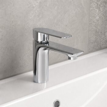 Vòi Lavabo tròn đồng tay vuông 2009