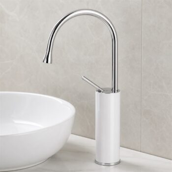 Vòi Lavabo thiên nga trắng 2016
