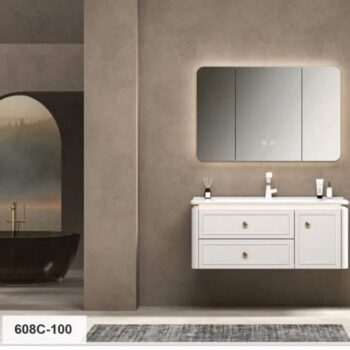 Tủ Lavabo Pvc Cao cấp 608C-100