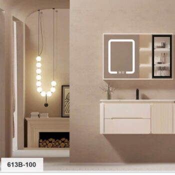 Tủ Lavabo Pvc Cao cấp 613B-100