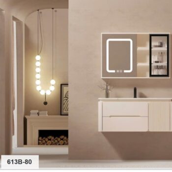 Tủ Lavabo Pvc Cao cấp 613B-80