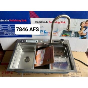 Chậu 1 hố đúc 201 7846 A - Ảnh 2