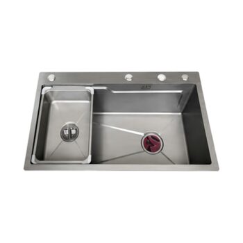 Chậu 1 hố đúc 201 phủ nano bạc (7846 – AH) 7846-AH