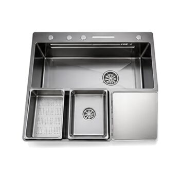 Chậu 1 hố đúc 304 8245-5 phím