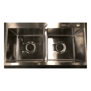 Chậu đúc hai hố cân 304 TBVS-XM-007