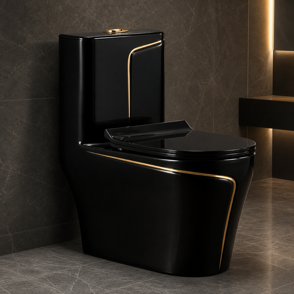 Phòng tắm tối giản: cách phối bồn cầu, lavabo, sen cây và phụ kiện 3 YM02 3d